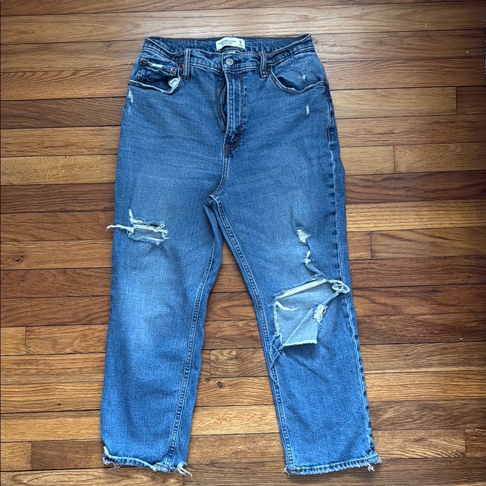 AE The Ankle Straight Ultra High Rise Jeans